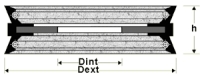 Rubber Piston Double cups (te te)